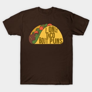 taco puns funny T-Shirt